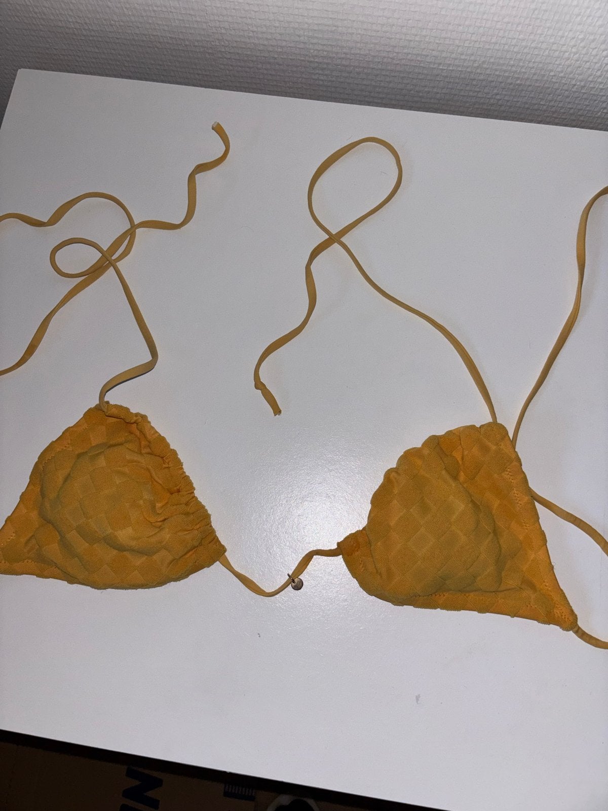 Sam Friday 'Cliff' Triangel Bikini Top – Geel – Maat M, Kleding | Dames, Badmode en Zwemkleding, Zo goed als nieuw, Bikini, Geel