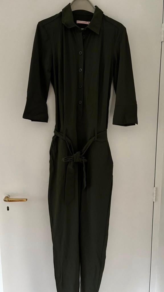 Groene Studio Anneloes jumpsuit S 36 angelique, Kleding | Dames, Jumpsuits, Studio Anneloes, Ophalen of Verzenden, Zo goed als nieuw