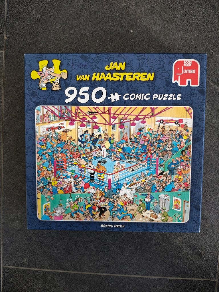 Jan van Haasteren De Boxwedstrijd, Ophalen, 500 t/m 1500 stukjes, Zo goed als nieuw, Legpuzzel