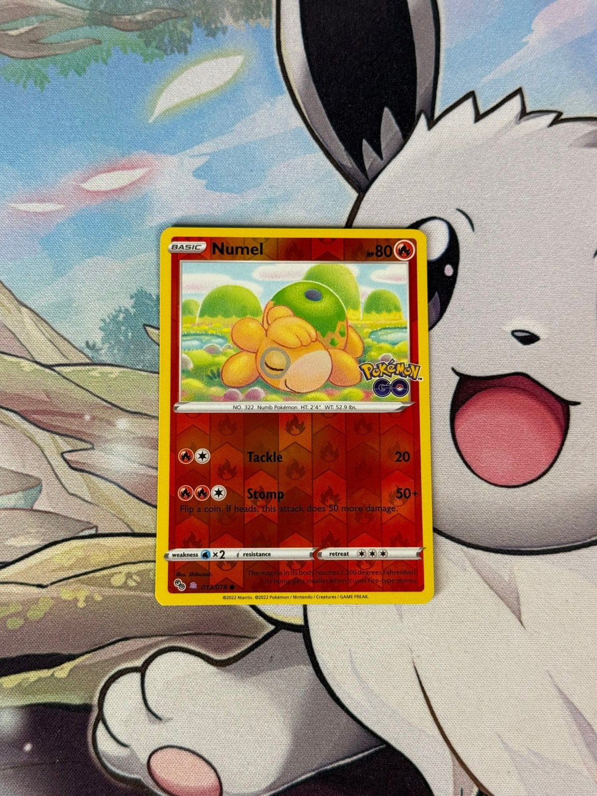 Pokémon GO Numel (Ditto) 013/078 Reverse Holo|Ditto Unpeeled, Ophalen of Verzenden, Zo goed als nieuw