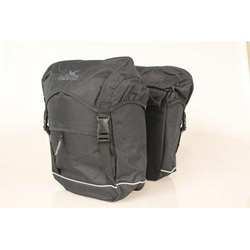 Greenlands Dubbele Fietstas Travel Zwart 40 L, Ophalen of Verzenden, Nieuw