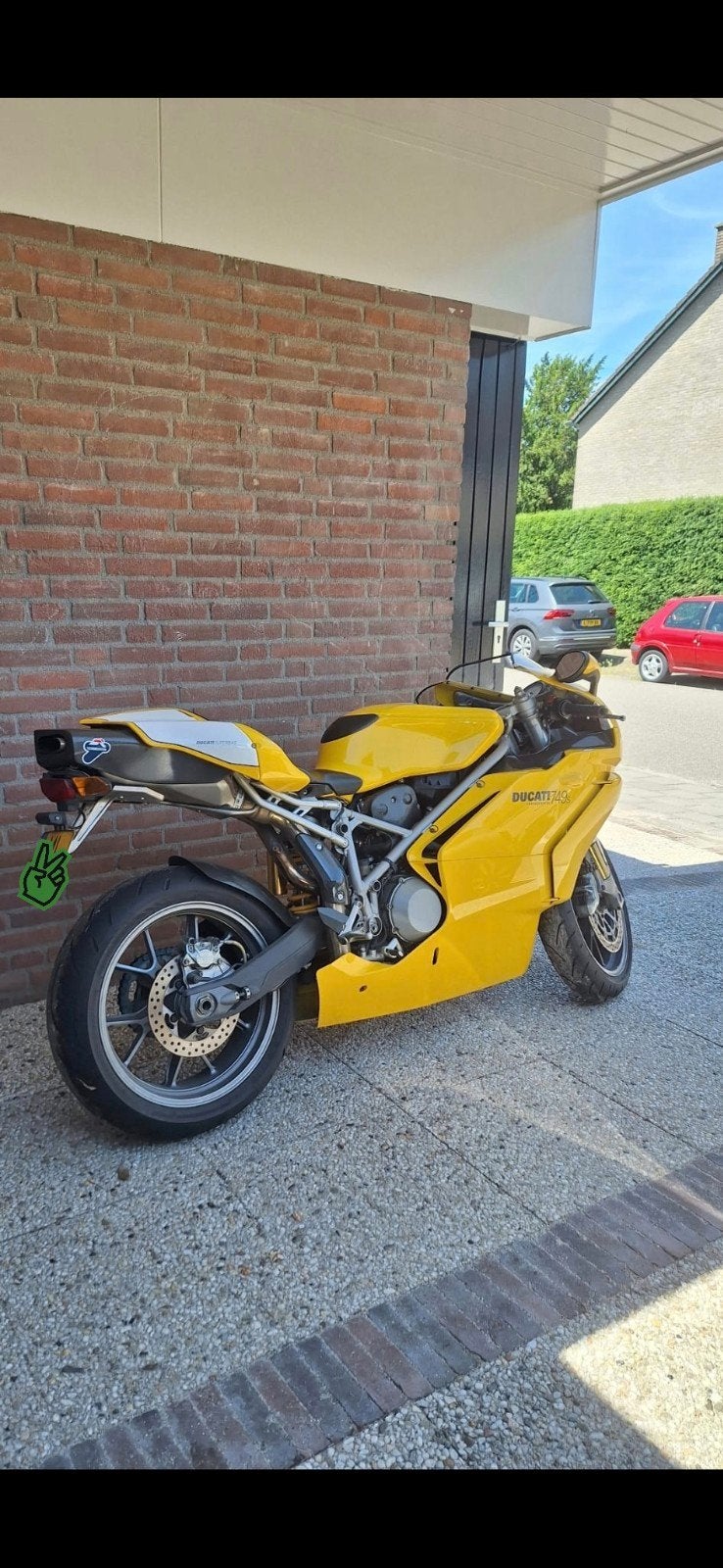 Ducati 749S Testastrata 2004- Gele Schoonheid, 2 cilinders, Motorrijbewijs A, Gebruikt, Particulier