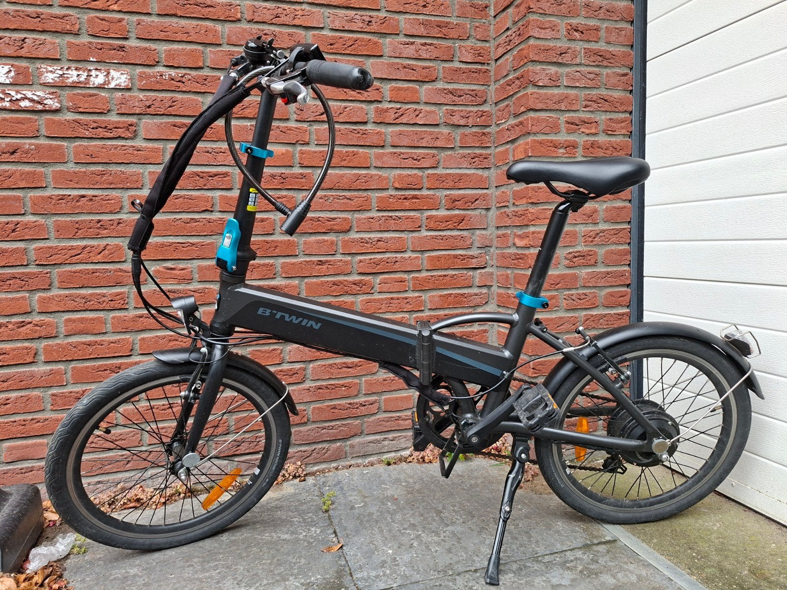 Btwin E tilt 500 elektrische vouwfiets (zonder accu), Fietsen en Brommers, Fietsen | Vouwfietsen, 20 inch of meer, Gebruikt, Versnellingen