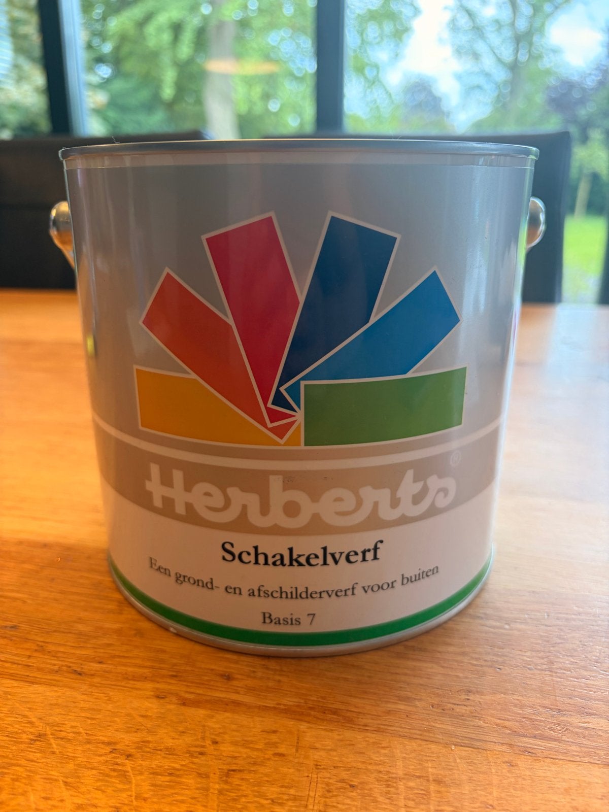 Herberts Schakelverf RAL 7021 (2.5L), Doe-het-zelf en Verbouw, Verf, Beits en Lak, Ophalen, Zwart, Nieuw, Verf