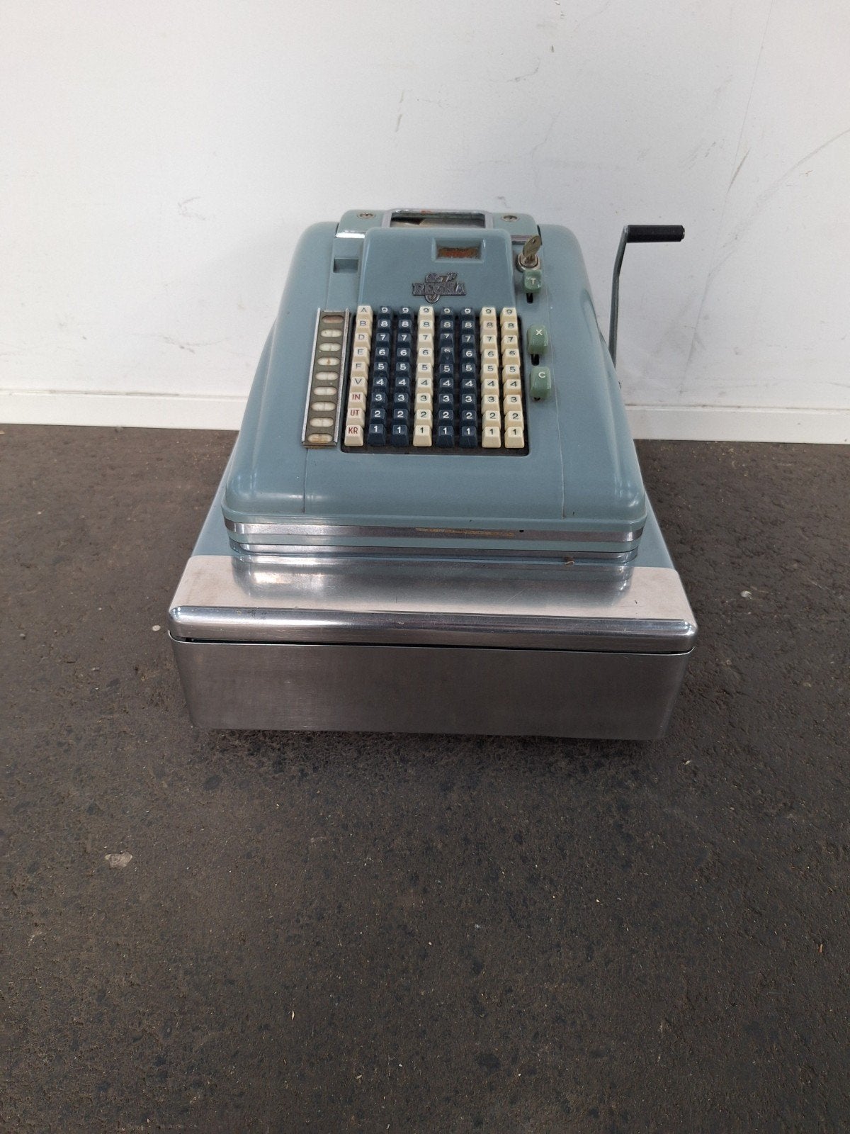 Vintage Regna Kasregister - Sleutels, belgeluid,, Ophalen of Verzenden