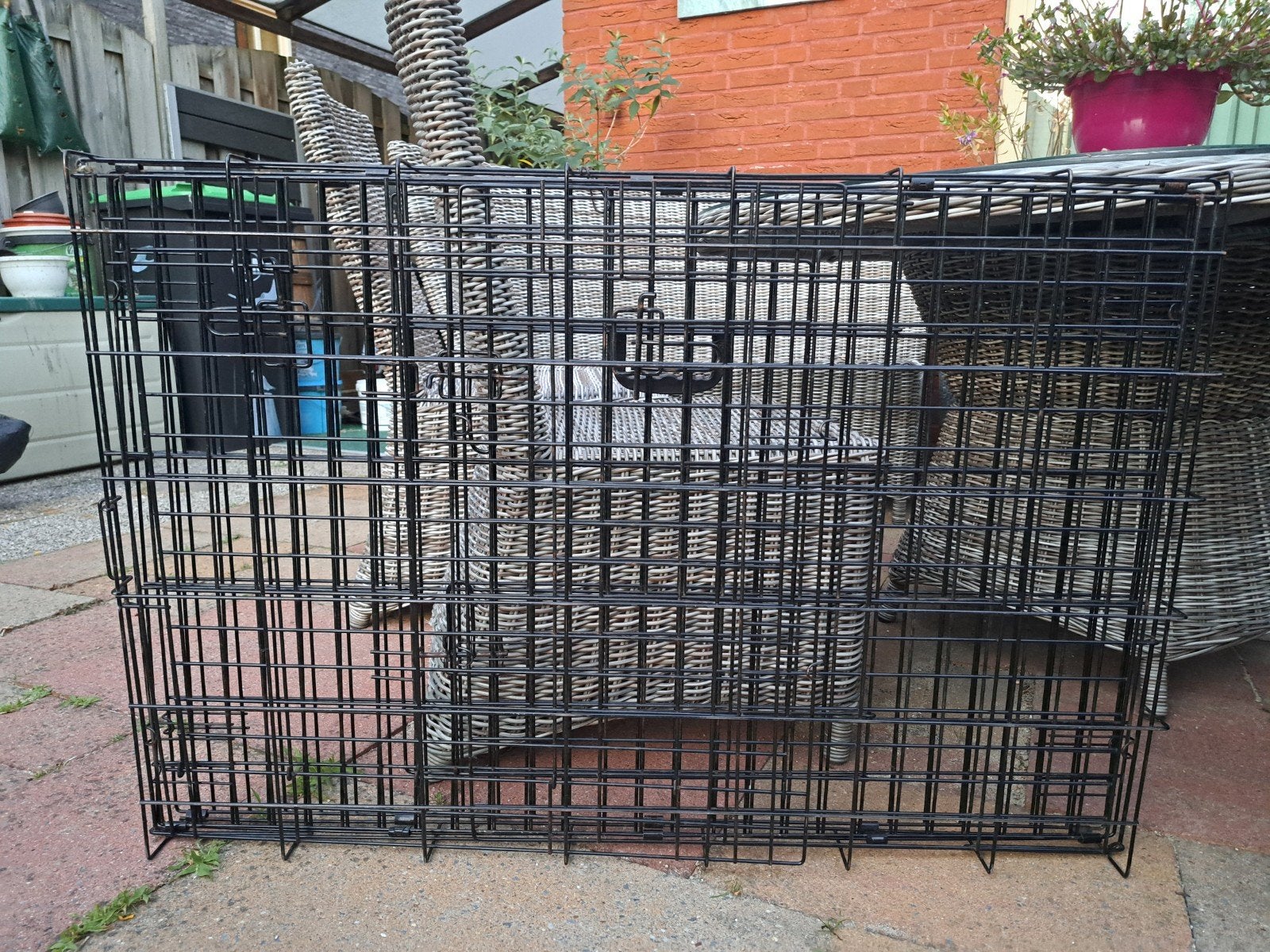 Xl bench 106x69x78, Ophalen, Hondenkennel, Gebruikt, 65 tot 100 cm