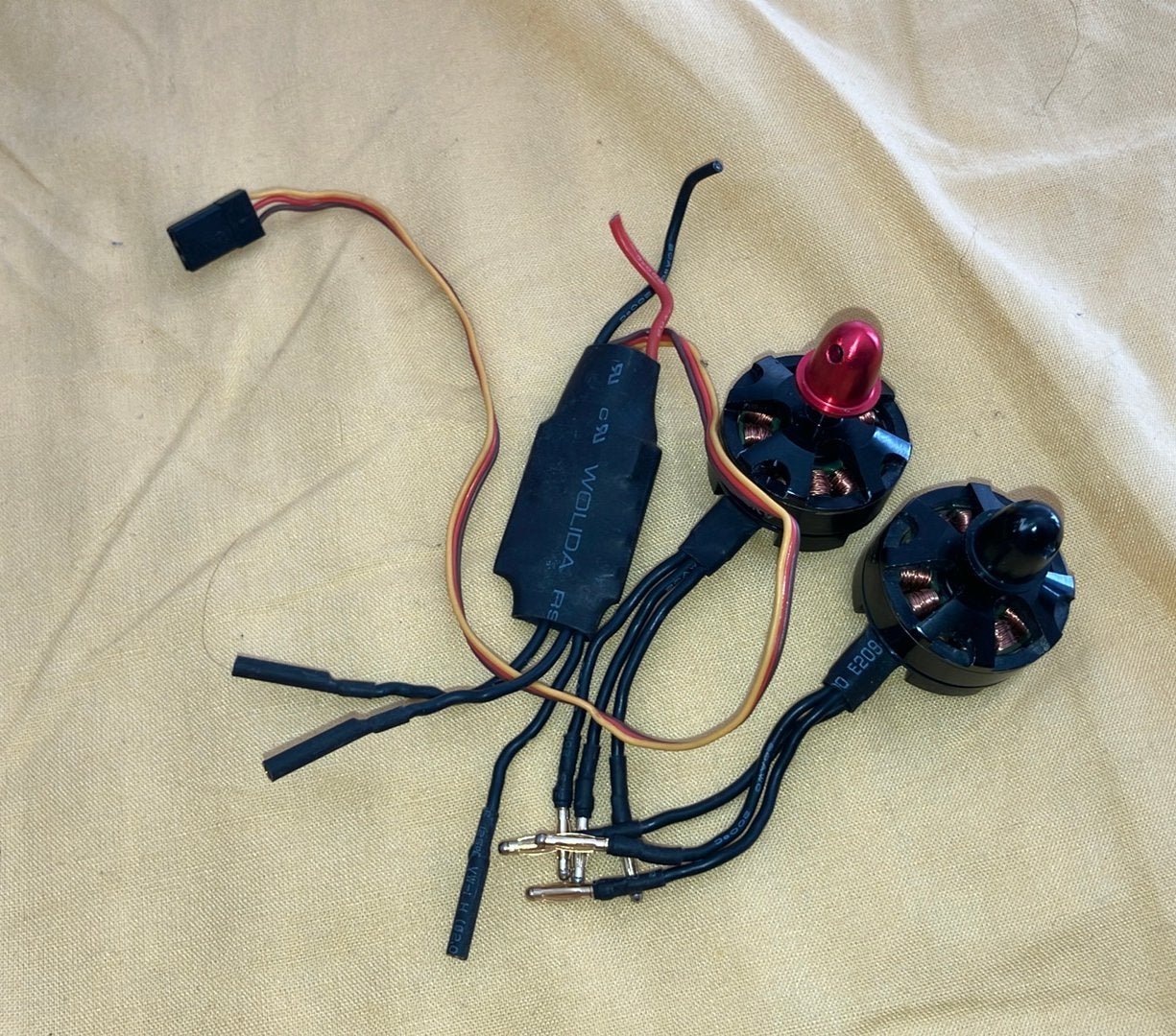 Graupner 250Q motoren en 1 esc, Ophalen of Verzenden, Gebruikt, Elektro, Quadcopter of Multicopter