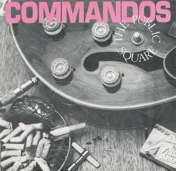 commandos / the public square - powerpop/punk/power pop, Cd's en Dvd's, Verzenden, Gebruikt, 7 inch, Rock en Metal