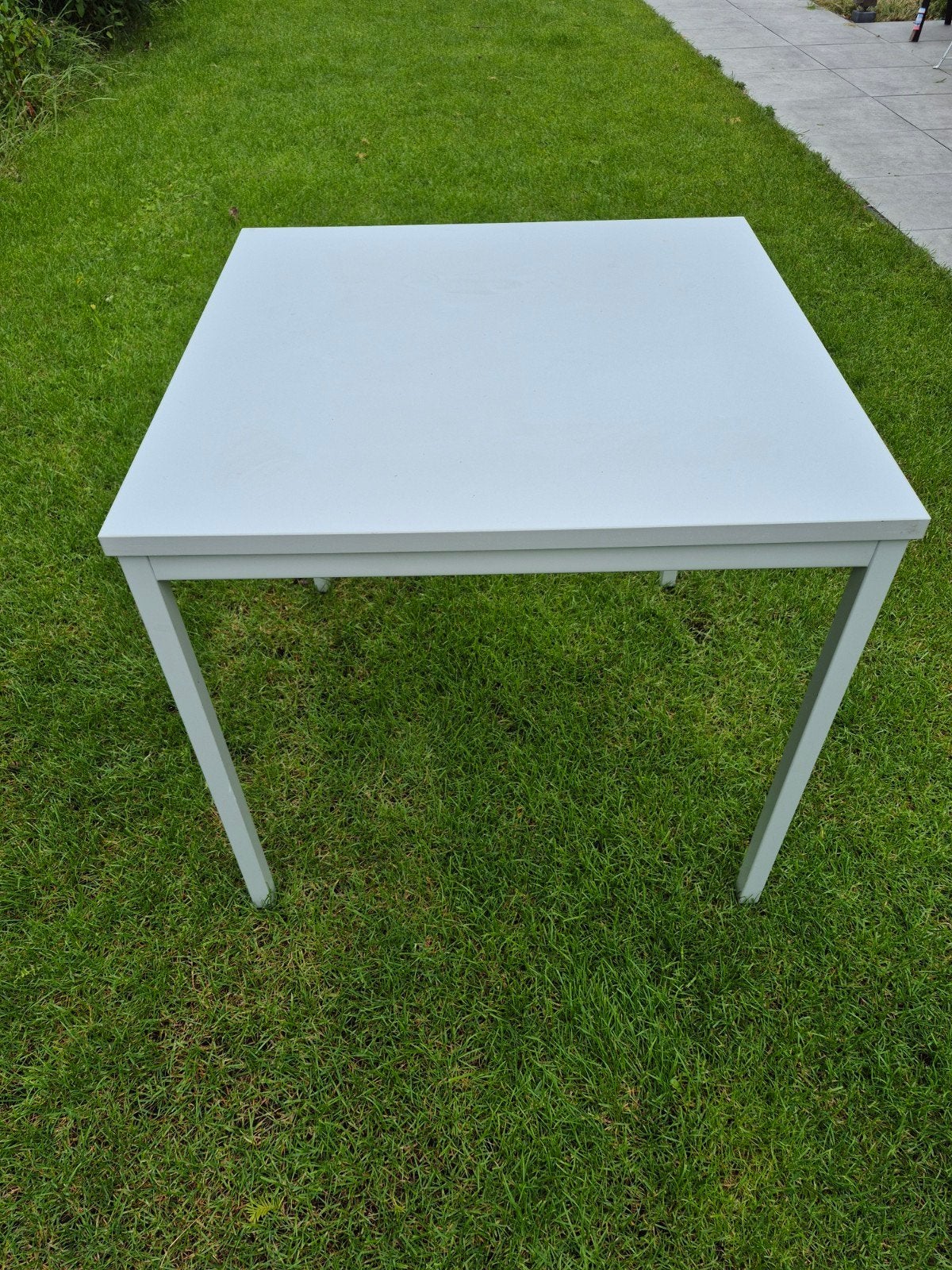 Grijze kantoortafels 80 x80(1 of 2 s)- Compact en stevig, Ophalen, Vierkant, Minder dan 55 cm
