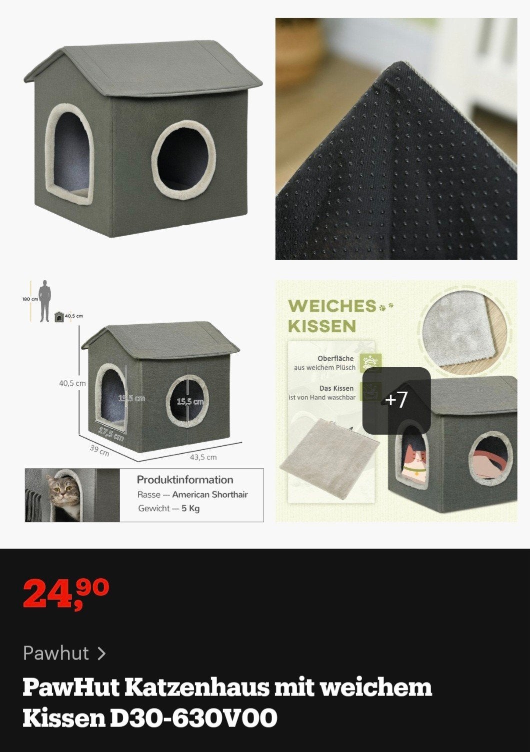 Kattenhuis, Ophalen of Verzenden, Nieuw