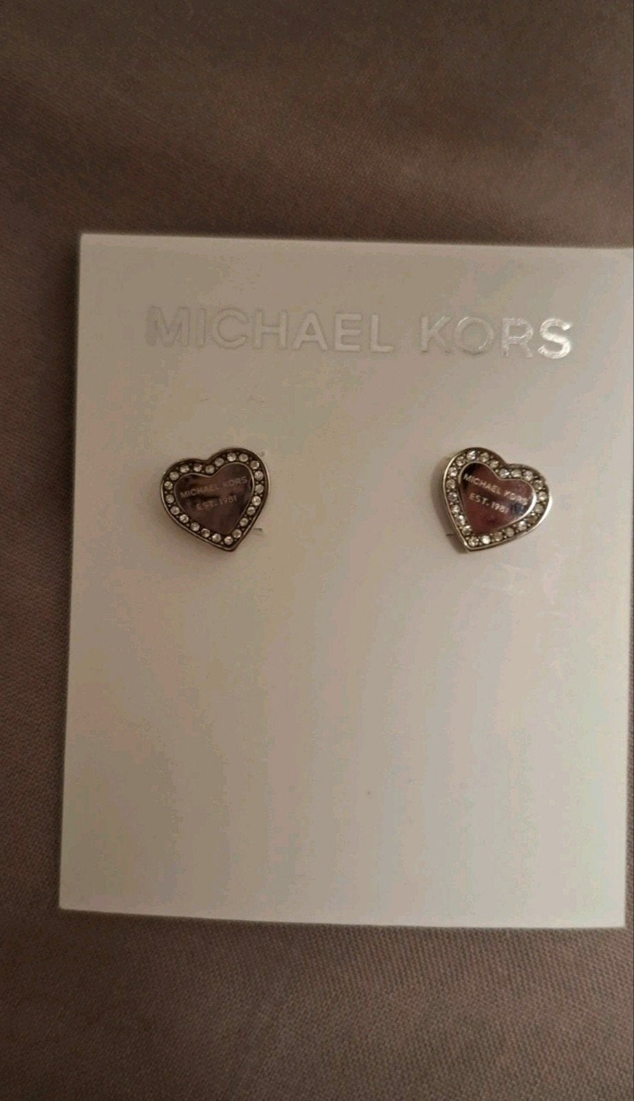 Michael Kors oorbellen, Ophalen of Verzenden, Nieuw, Zilver, Overige materialen