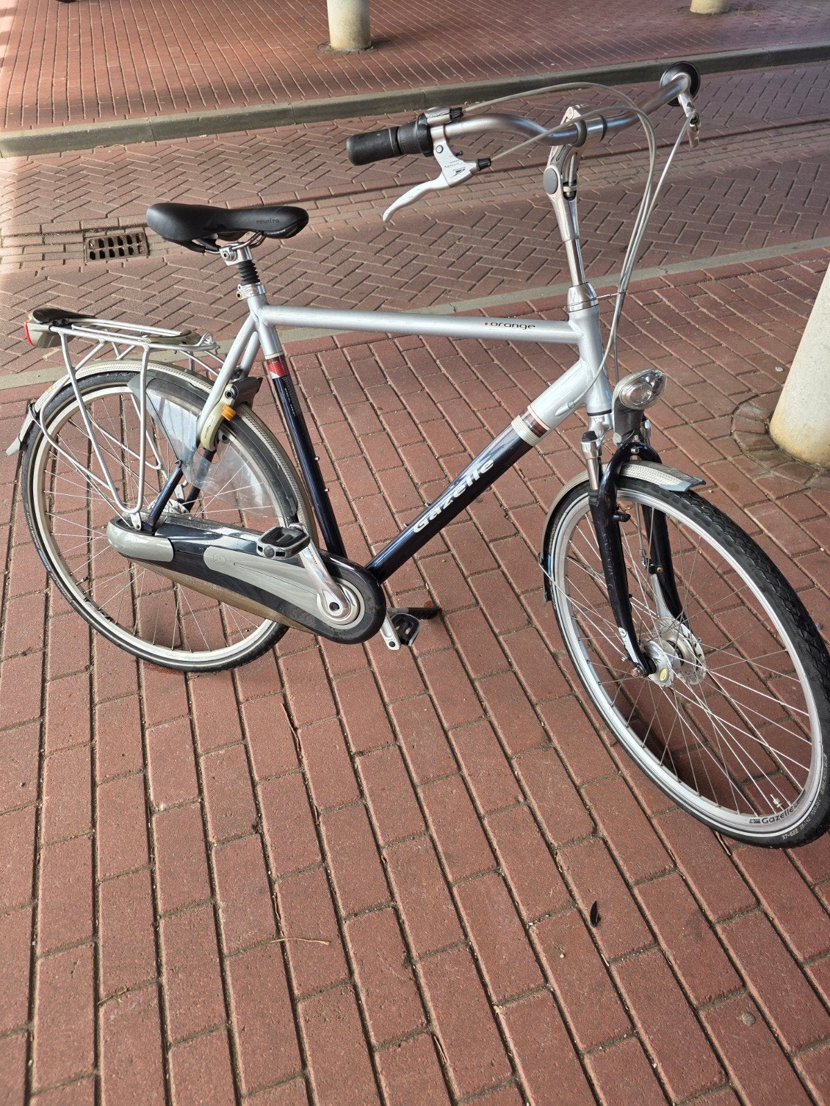 gazelle herenfiets 61cm 7v onderhoud gehad, Ophalen, Gebruikt, Versnellingen, 61 tot 65 cm