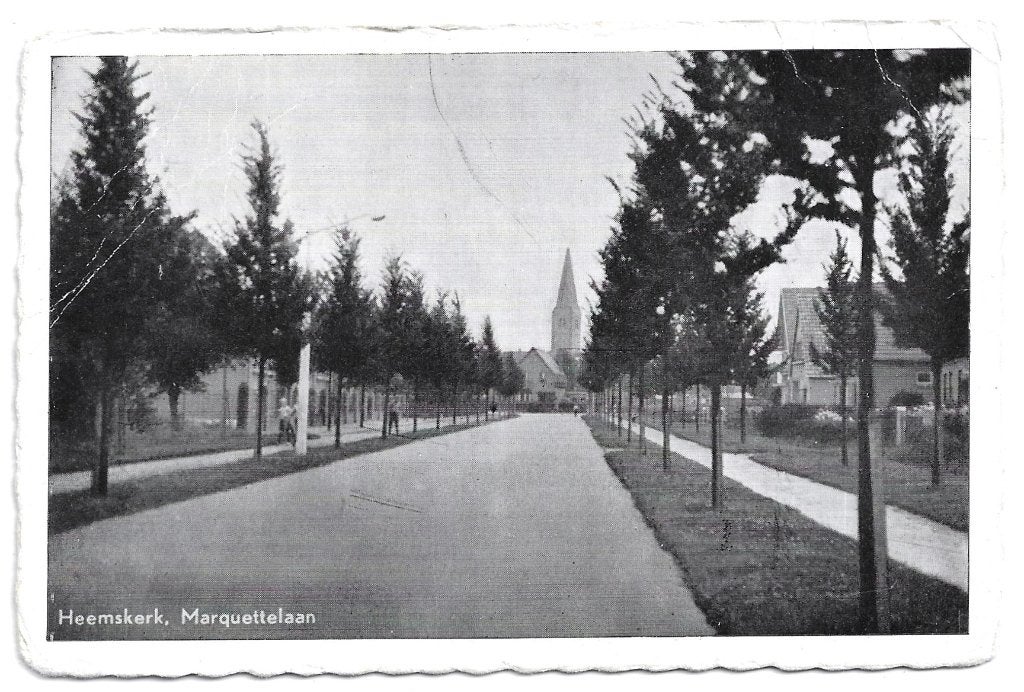 AK Heemskerk - Marquettelaan, Verzenden, 1940 tot 1960, Gelopen, Noord-Holland
