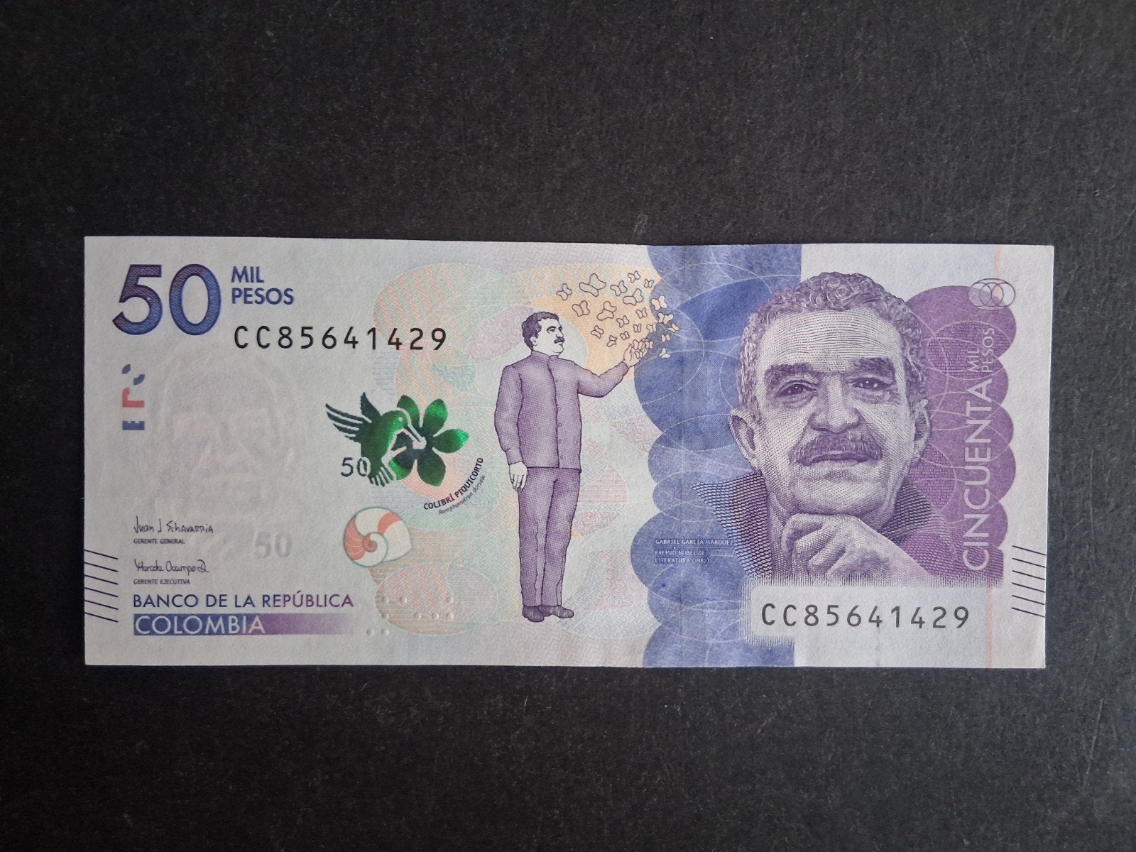50.000 pesos Colombia unc 2020, Ophalen of Verzenden, Zuid-Amerika, Los biljet