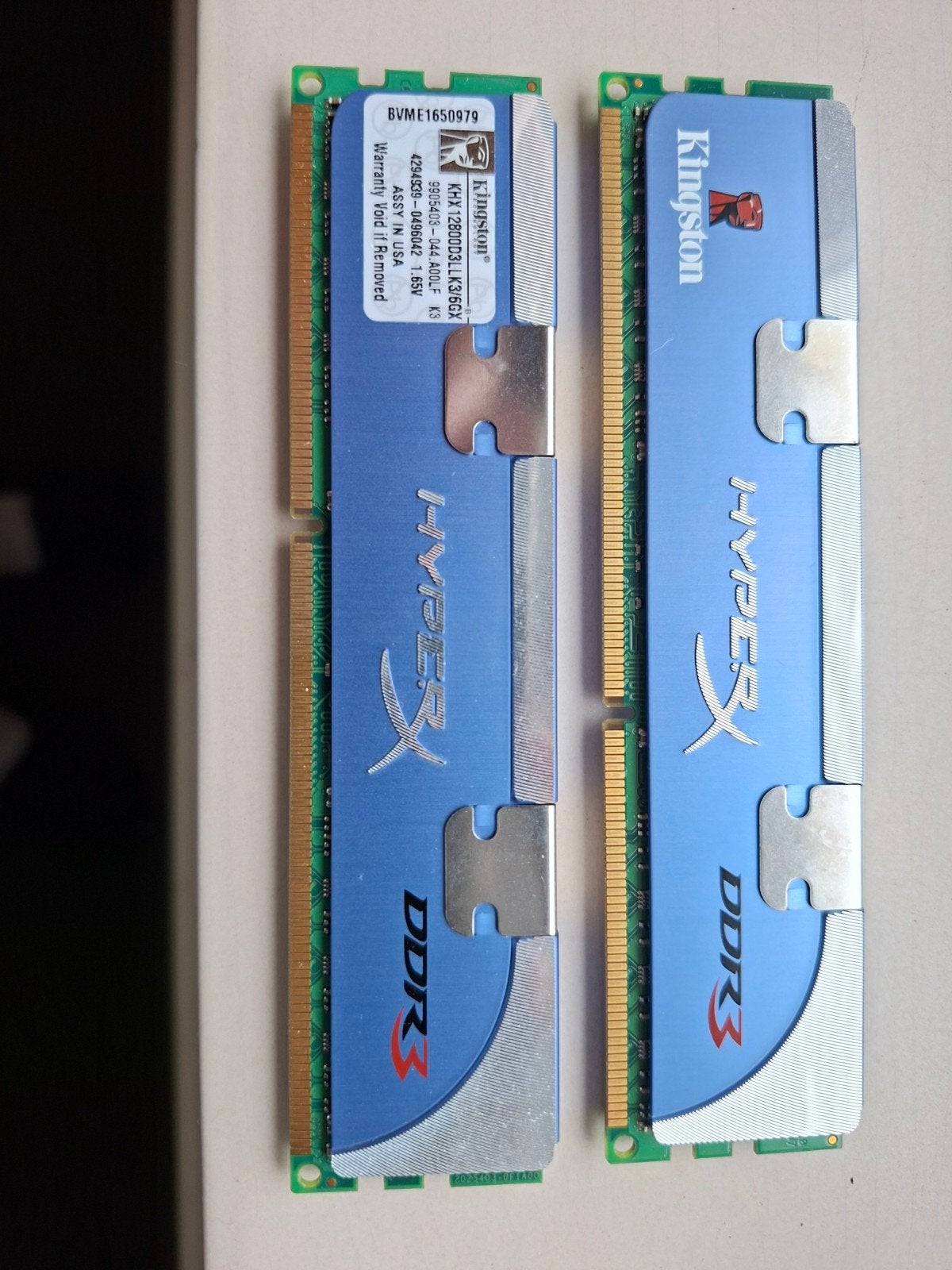 Kingston HyperX DDR3 RAM - 2x 4GB (8GB totaal), Gebruikt, 8 GB, DDR3, Ophalen of Verzenden
