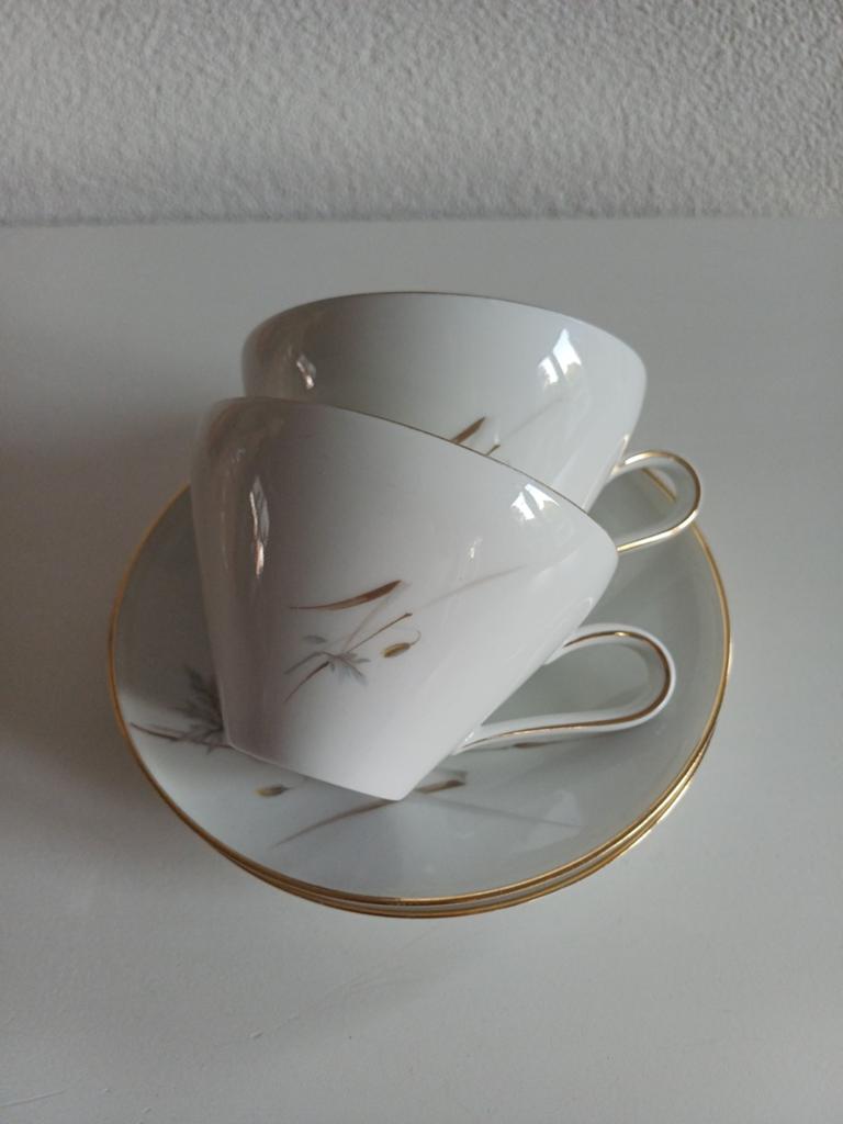 Theekop en schotel set H&C Heinrich Selb Bavaria porselein, Ophalen of Verzenden