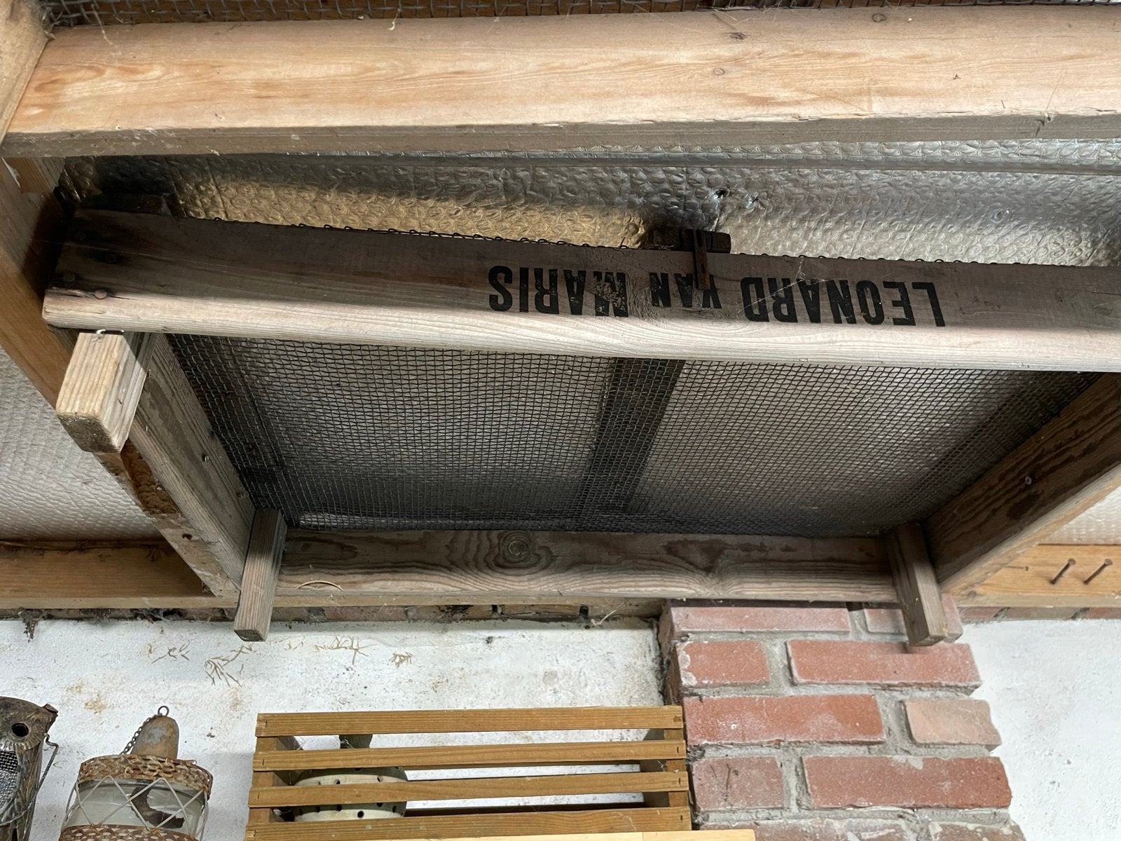 2 x Vintage Bollenmand / Droogrek voor Bloembollen, Ophalen, Gebruikt