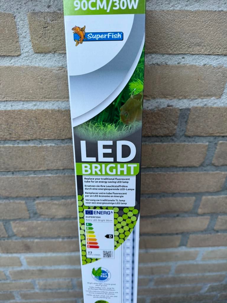 Superfish retro led bright, Ophalen of Verzenden, Zo goed als nieuw, Verlichting of Verwarming
