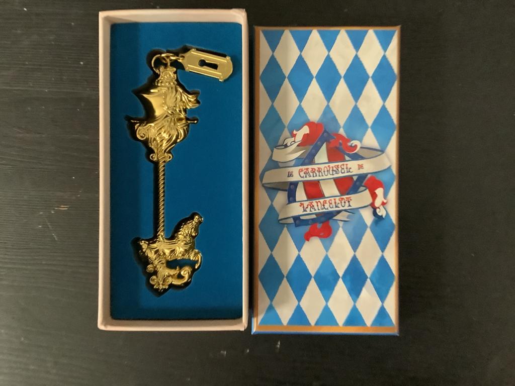 Vintage Le Carrousel de Lancelot sleutelhanger, Verzamelen, Ophalen of Verzenden