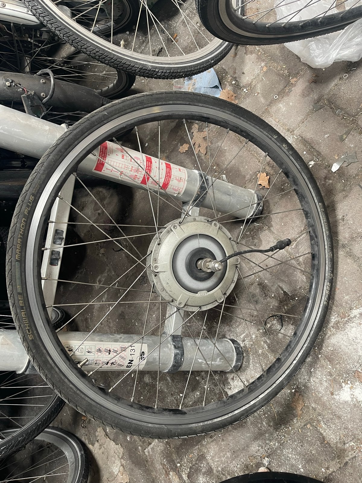 Pmu4 Ion achterwiel motor met bagagedrager, Fietsen en Brommers, Ophalen of Verzenden, Gebruikt, Elektrische fiets, Motor