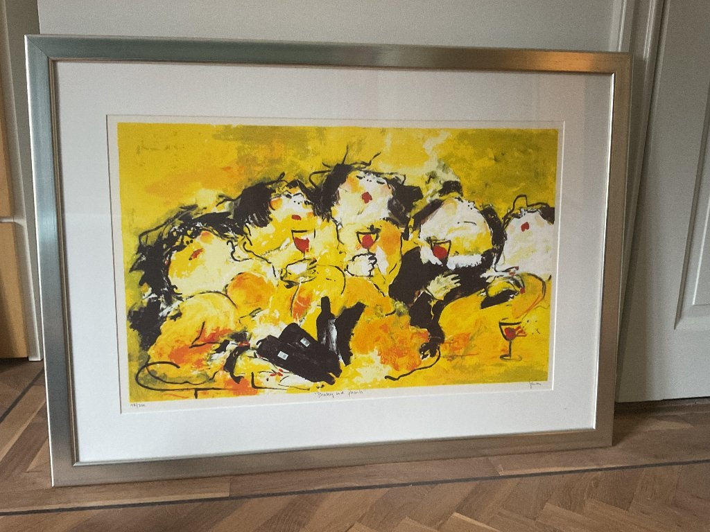 Zeefdruk, Ophalen, Zo goed als nieuw, Schilderij, 100 tot 125 cm