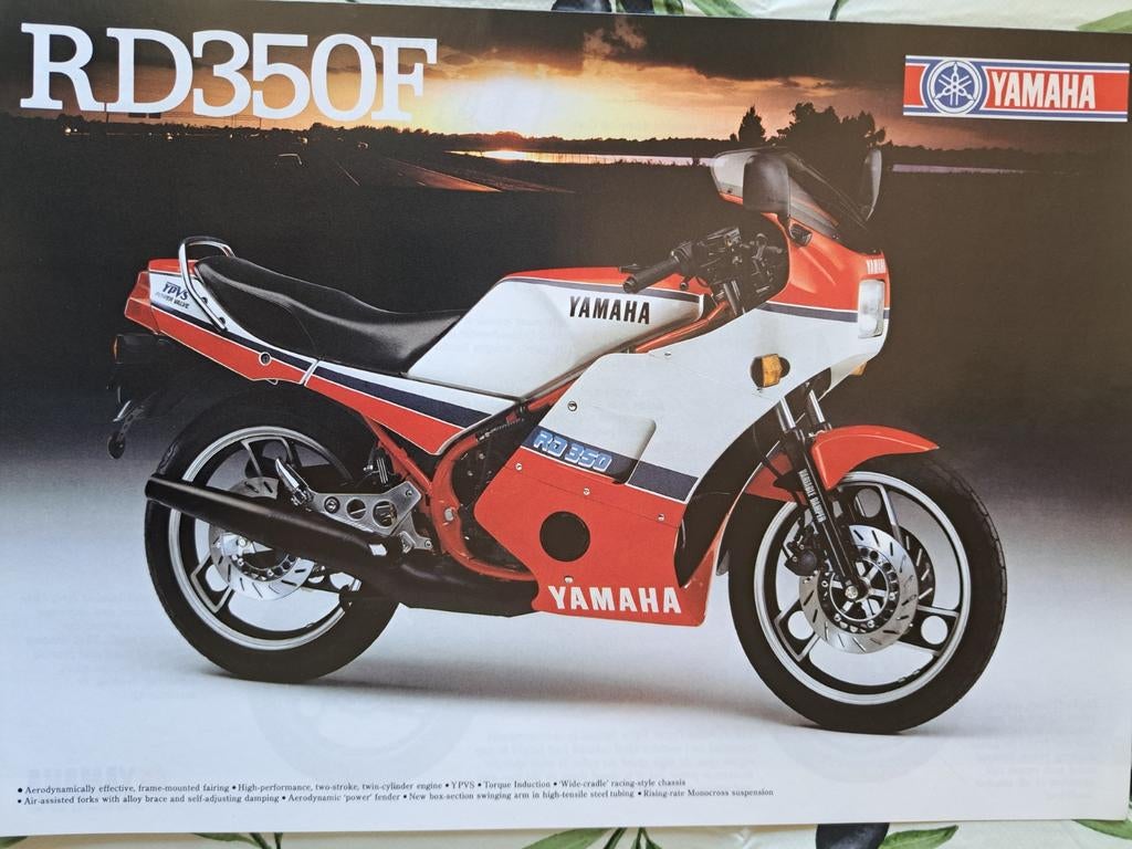 YAMAHA RD 350 Folder., Motoren, Ophalen of Verzenden, Yamaha