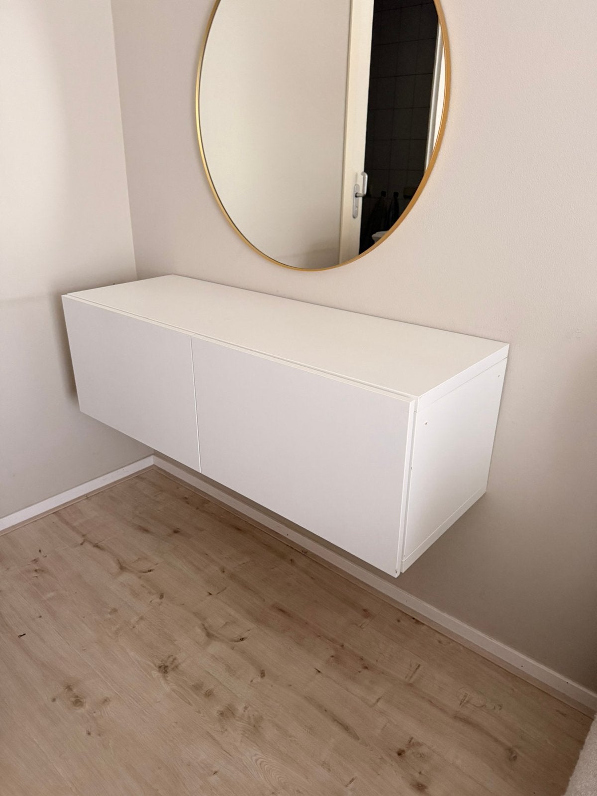 IKEA BESTA lade kast zwefend wit. 120x40x38, Ophalen, Gebruikt
