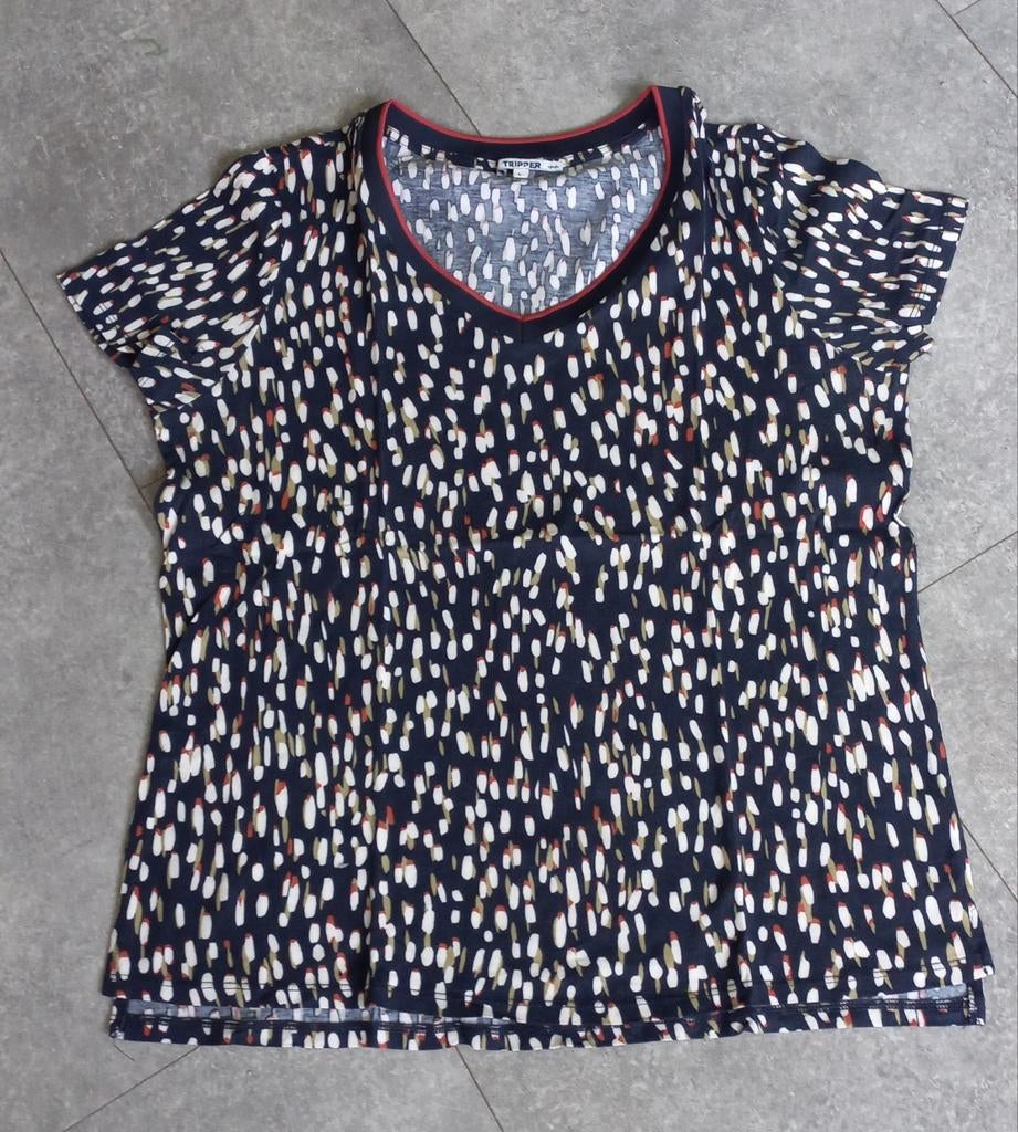 Shirt tripper mt L, Blauw, Maat 42/44 (L), Ophalen of Verzenden, Zo goed als nieuw