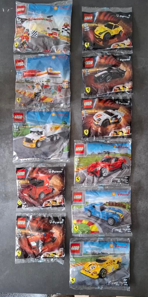 Complete LEGO Shell V-Power Ferrari Collectie 2014 - Nieuw, Lego, Nieuw, Ophalen of Verzenden, Racers