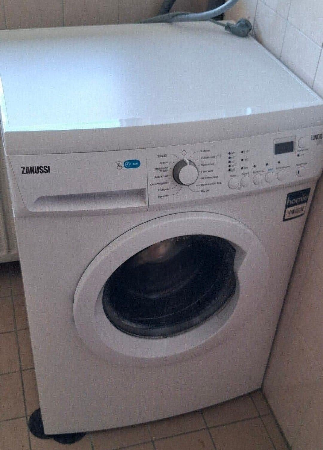 zanussi lindo wasmachine 7kg, Ophalen, Zo goed als nieuw, 85 tot 90 cm, 1200 tot 1600 toeren