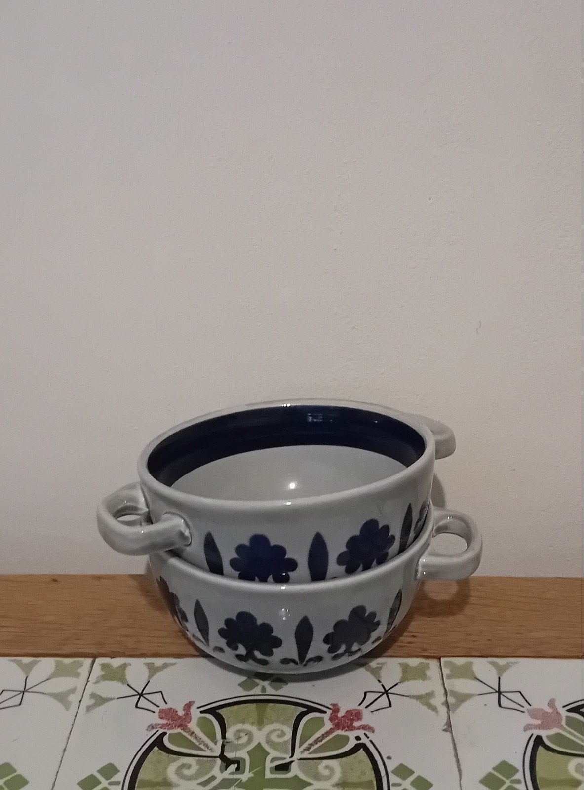 2 Boch Baltic serie vintage kommen met oren, Ophalen of Verzenden