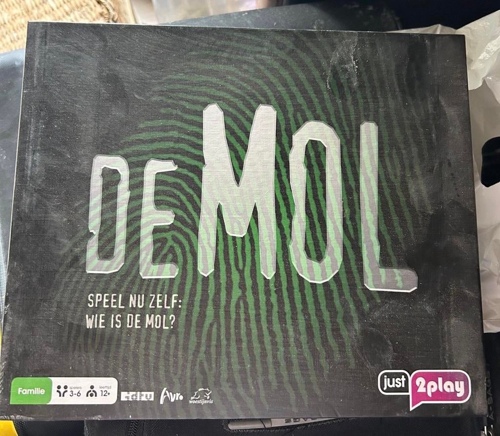 De Mol bordspel, Drie of vier spelers, Verzenden, Gebruikt