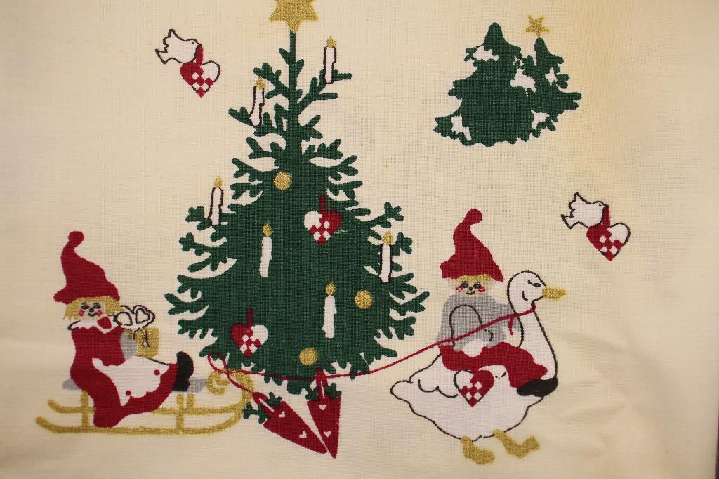 Coupon 100% katoen stof - licht geel / creme kerst elf #4115, Hobby en Vrije tijd, Stoffen en Lappen, Geel, Nieuw, Ophalen of Verzenden