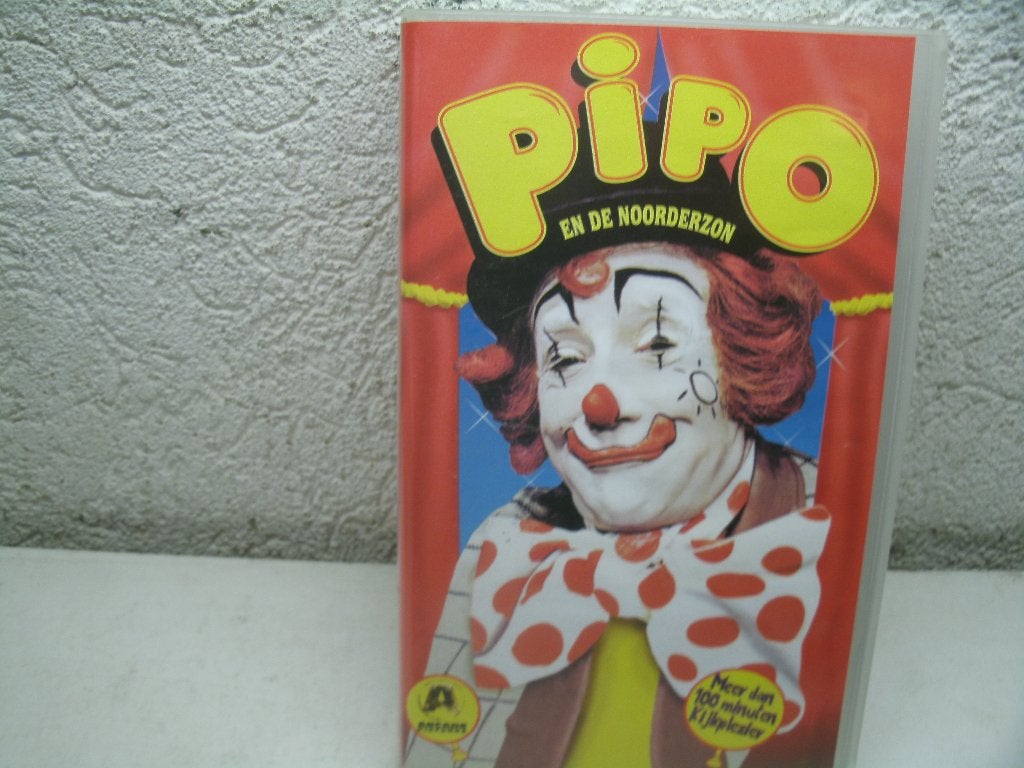 vhs 175a pipo en de noorderzon 100 min, Cd's en Dvd's, Alle leeftijden, Ophalen of Verzenden, Zo goed als nieuw