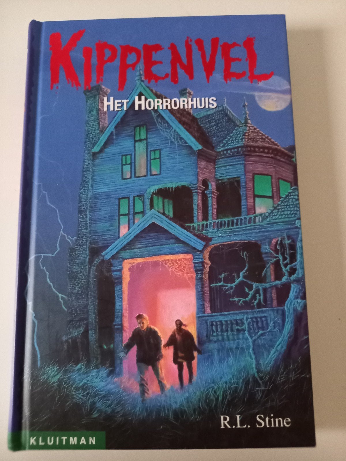 Kippenvel: Het Horrorhuis - R.L. Stine, Ophalen of Verzenden, Zo goed als nieuw, R.L. Stine