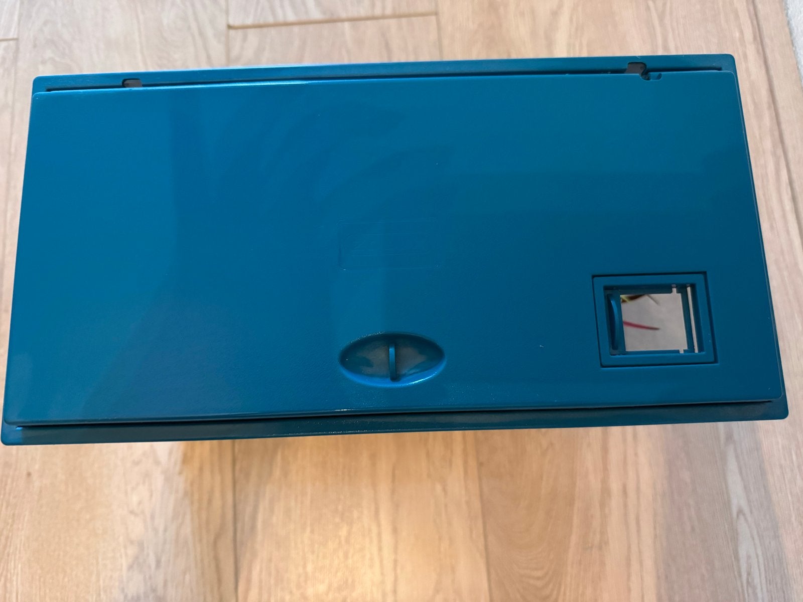 Klein Zolux Aquarium / Terrarium met deksel en kunstplant, Ophalen, Leeg aquarium