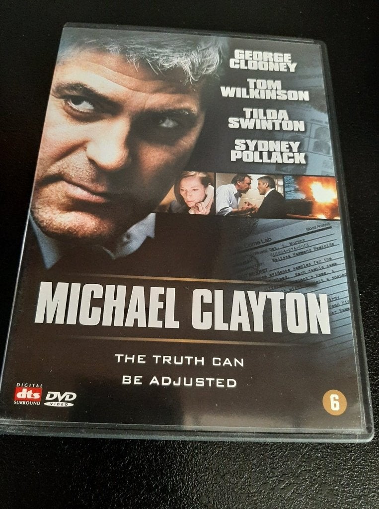 Michael Clayton, George Clooney, Tilda Swinton, Frank Wood!, Vanaf 6 jaar, Ophalen of Verzenden, Gebruikt, Actiethriller