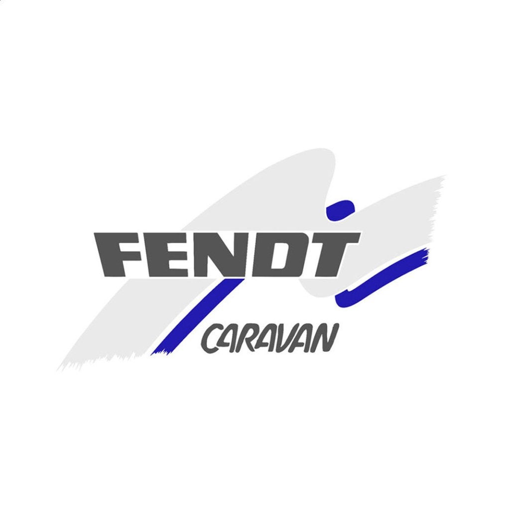 Fendt caravan in 3 kleuren caravan en camper sticker, Verzenden, Nieuw, Overige typen