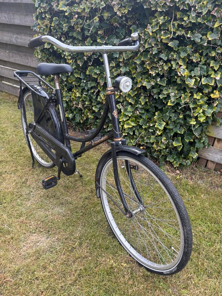 Meisjes oma fiets, Fietsen en Brommers, Fietsen | Meisjes, Ophalen, Gebruikt, 24 inch