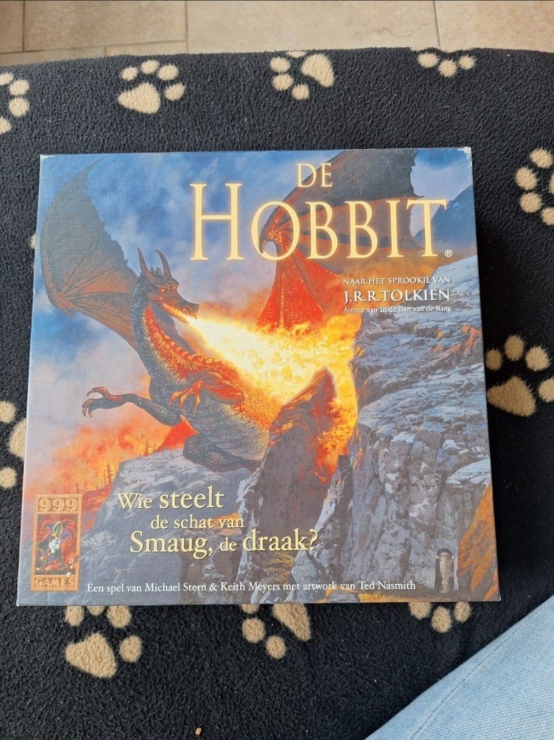 De Hobbit: De Nederlaag van de Slechte Draak Smaug, Drie of vier spelers, Ophalen of Verzenden, Gebruikt, 999 Games