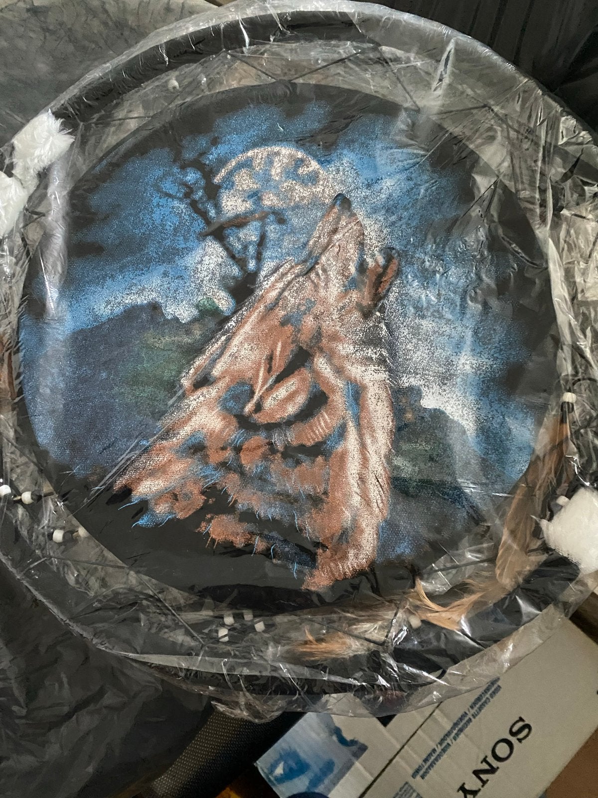 Dromenvanger(50diameter) met wolf design - Nieuw, Huis en Inrichting, Woonaccessoires | Overige, Ophalen, Meerkleurig, Overige stijlen