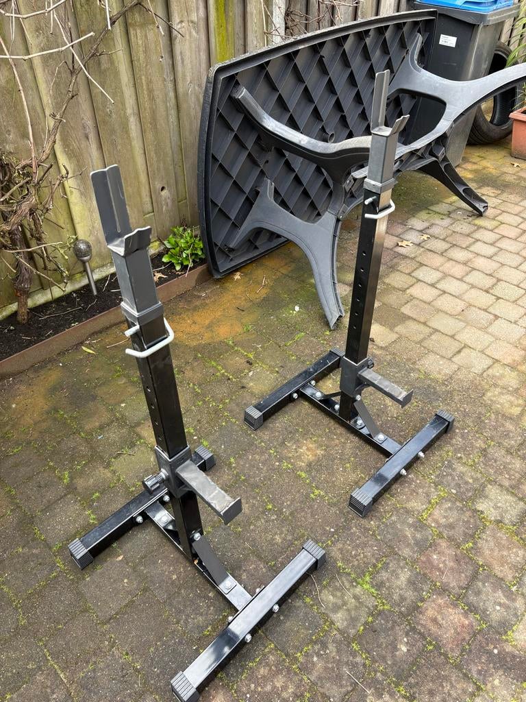 Stevig Squat Rack - Verstelbaar en Compact, Ophalen of Verzenden, Gebruikt, Benen, Overige typen