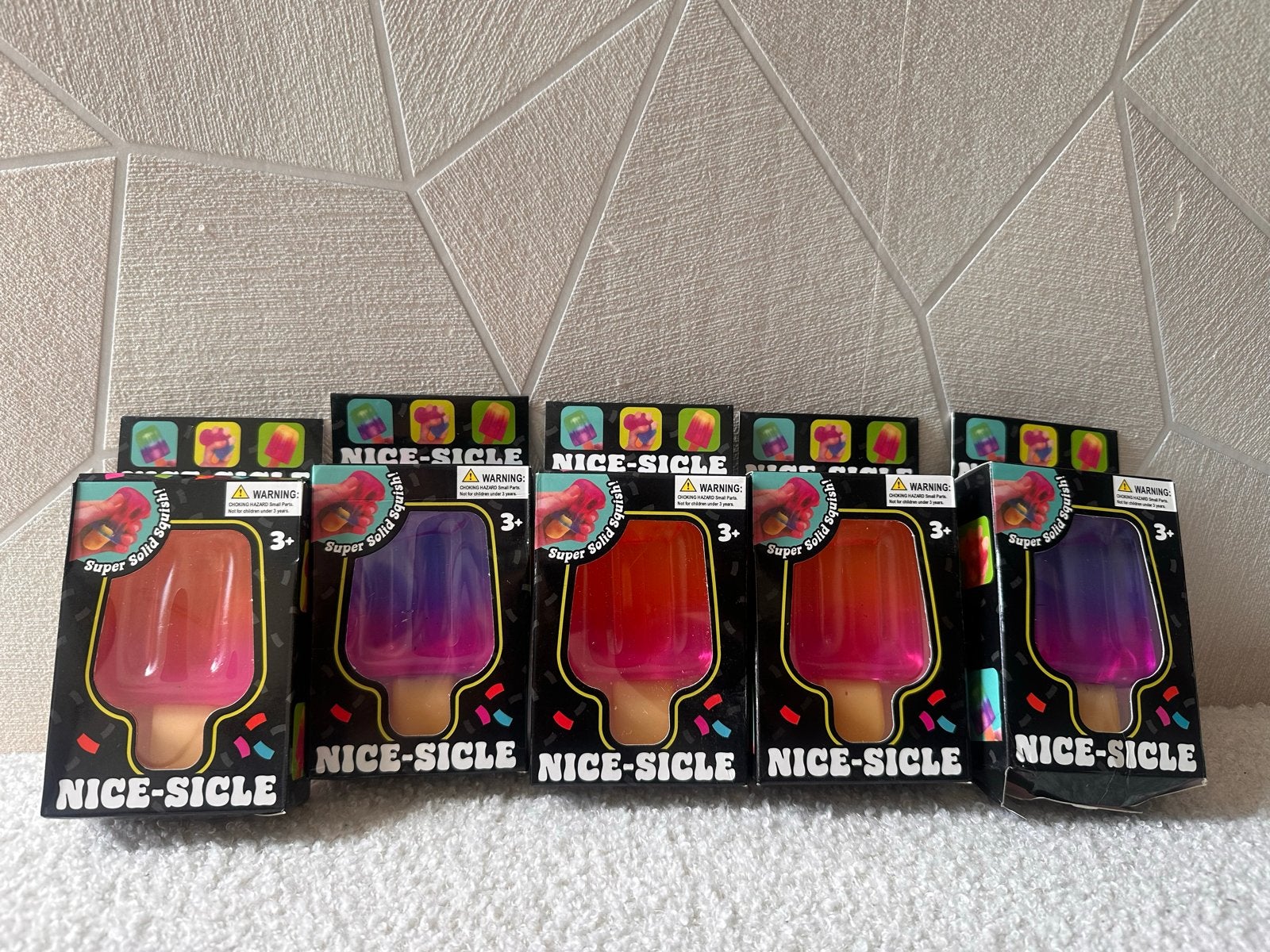 Squishy Toys: Nice-Sicle, Gummy Bear, Pizza Squeezza, -, Jongen of Meisje, -, Nieuw
