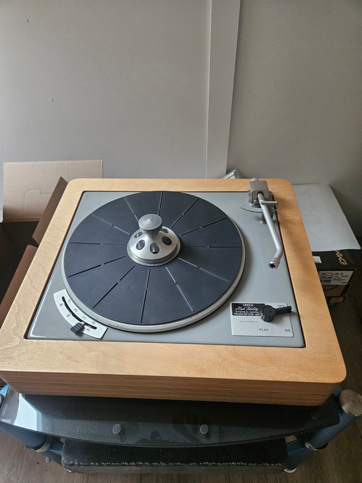 Lenco L70 gerestaureerd en in nieuwe plinth, Ophalen, Nieuw, Overige merken