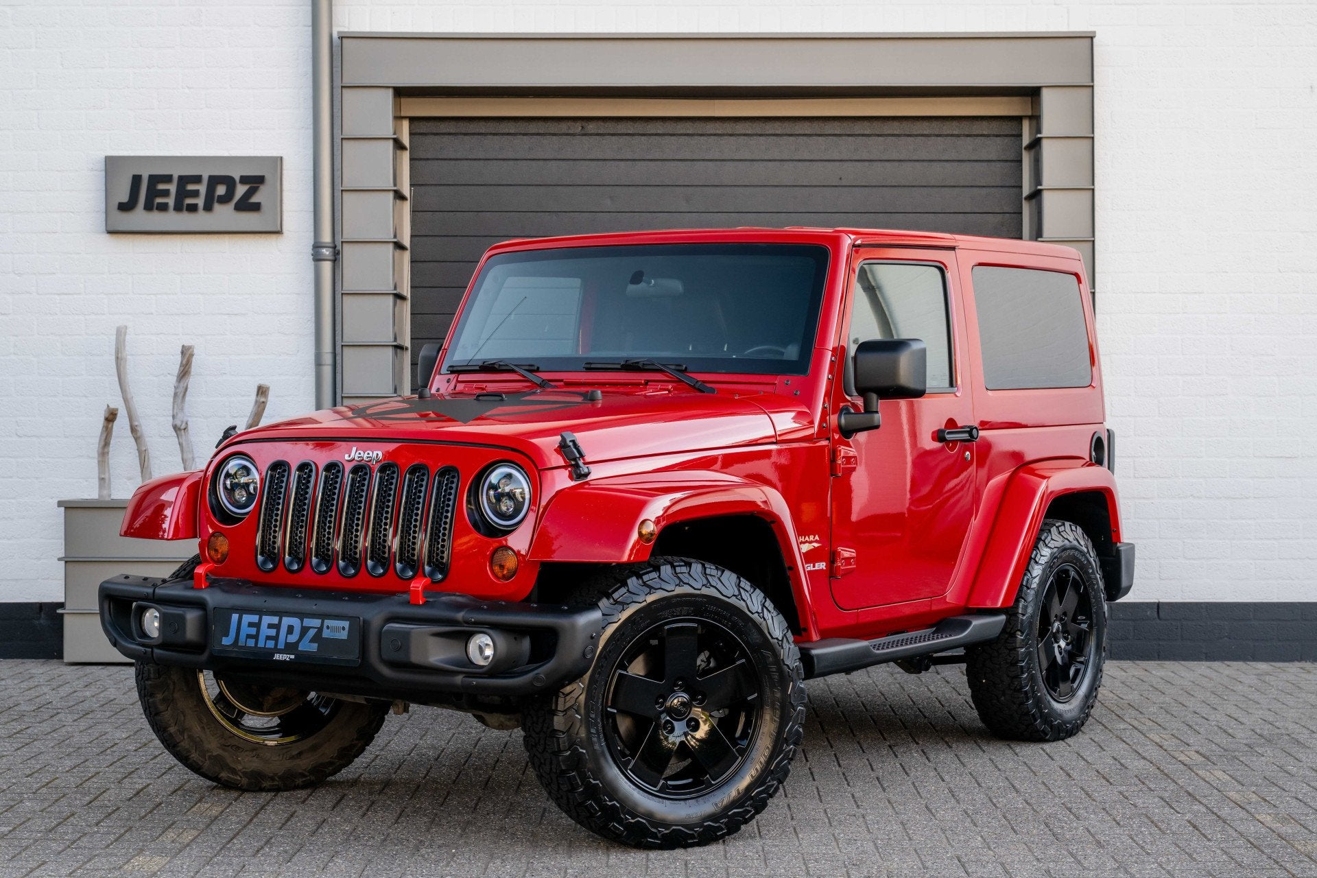 Jeep Wrangler 3.6 Sahara - OFD Voorbumper - Jeepz edition -, Auto's, Automaat, Gebruikt, Zwart, Bedrijf