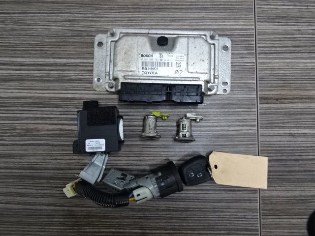 ECU Peugeot 107=C1-Aygo complete set incl sloten bj 2009., Gebruikt, -, Ophalen of Verzenden, -