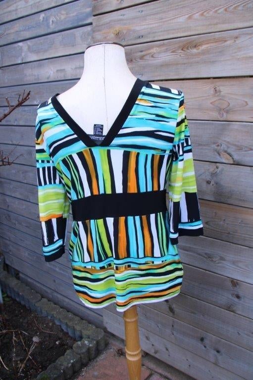Tuniek zwart/ kleur Frank Lyman mt 40 Vaste prijs, Kleding | Dames, Maat 38/40 (M), Zwart, Ophalen of Verzenden, Zo goed als nieuw