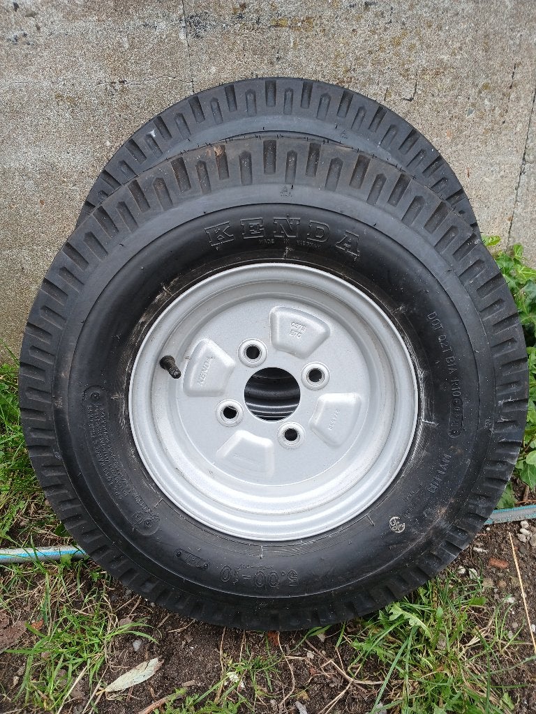 Aanhanger banden kenda 5.00-10  viergats h.o.h. 100mm, Ophalen, Nieuw