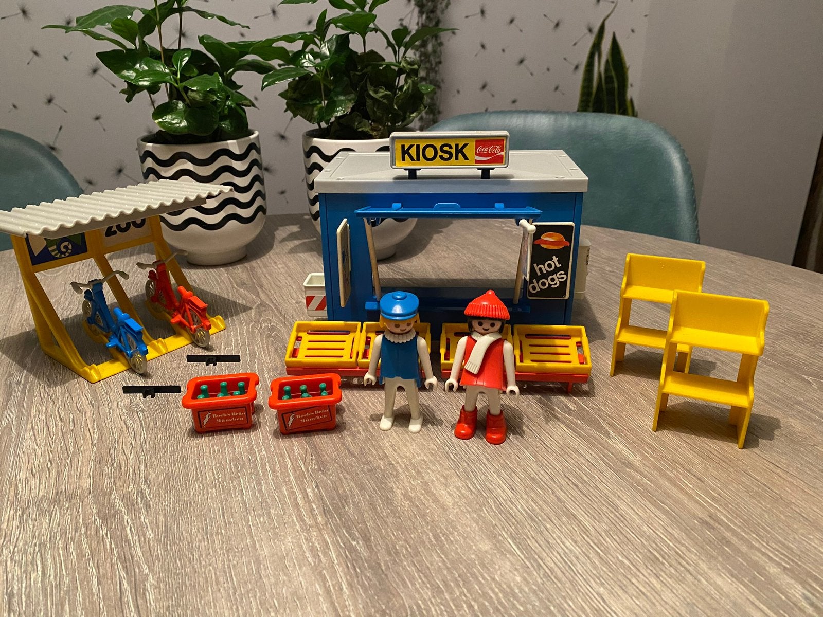 Vintage kiosk set 3564, complete set., Ophalen of Verzenden, Gebruikt, Complete set, Gebouw