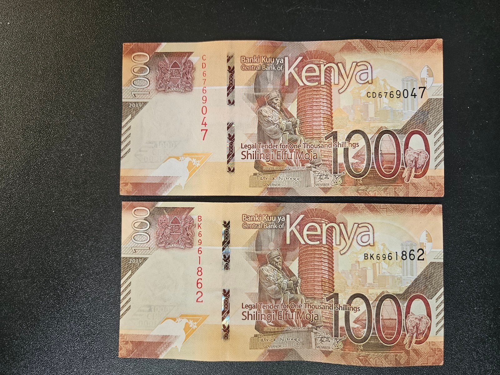 Kenia pick W56 2019 zf++ per stuk, Ophalen of Verzenden, Overige landen, Los biljet